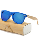 Wood Sunglasses   bamboo for women Mirror Sun Glasses retro de sol masculino