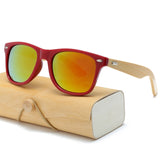 Wood Sunglasses   bamboo for women Mirror Sun Glasses retro de sol masculino