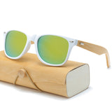 Wood Sunglasses   bamboo for women Mirror Sun Glasses retro de sol masculino