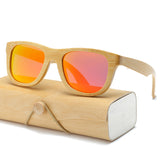 Wood Sunglasses   bamboo for women Mirror Sun Glasses retro de sol masculino
