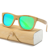 Wood Sunglasses   bamboo for women Mirror Sun Glasses retro de sol masculino