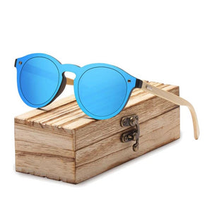 Sport Retro Wood Sunglasses Bamboo