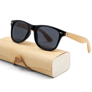 Sport Retro Wood Sunglasses Bamboo Sunglass  Men