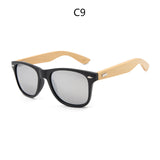 Sport Retro Wood Sunglasses Bamboo Sunglass  Men
