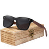 New Design Sunglasses Polarized Walnut Wood Mirror Lens Sun Glasses Women