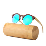 Bamboo Sunglasses Women Luxury Vintage Retro Wood Sun Glasses