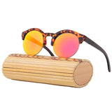 Bamboo Sunglasses Women Luxury Vintage Retro Wood Sun Glasses