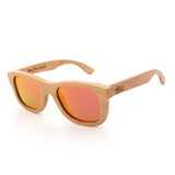 2019 Women  Wood Bamboo Sunglasses Polarized lens Retro Vintage