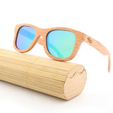2019 Women  Wood Bamboo Sunglasses Polarized lens Retro Vintage