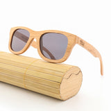 2019 Women  Wood Bamboo Sunglasses Polarized lens Retro Vintage
