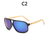 New Fashion Products Men  Bamboo  Sunglasses Retro Wood Lens Wooden Frame
