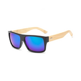 Bamboo Sunglasses Men Wooden Sun glasses Mirror Original Wood Glasses Oculos de sol masculino 1523