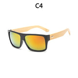 Bamboo Sunglasses Men Wooden Sun glasses Mirror Original Wood Glasses Oculos de sol masculino 1523