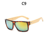 Bamboo Sunglasses Men Wooden Sun glasses Mirror Original Wood Glasses Oculos de sol masculino 1523